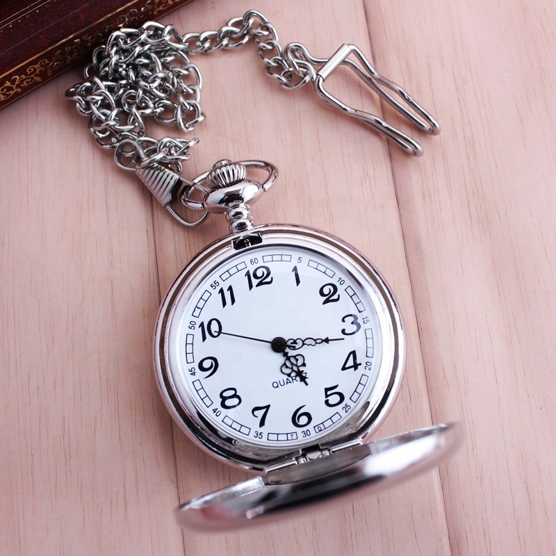 Factory price Japan Quartz Custom Logo Antique Pocket Watch Men Vintage  Watches