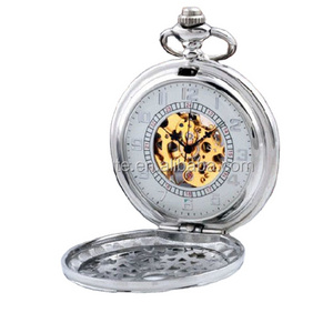 Wholesale Custom Personalized Mechanical Steampunk Watch Trendy Pocket Watch