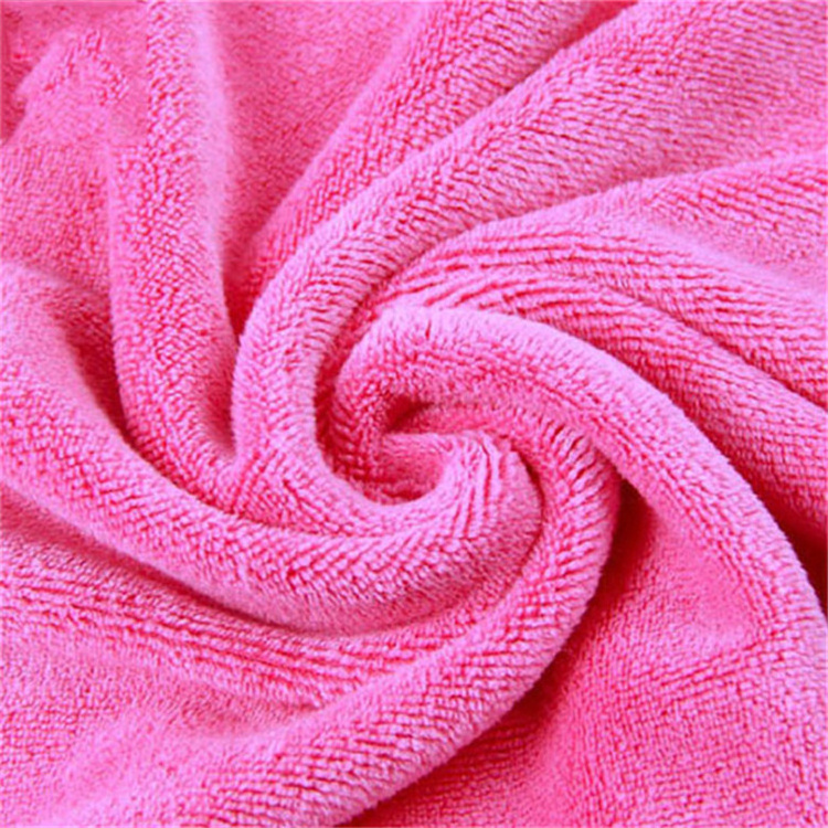 Factory wholesale microfiber fabric yard for bath towel hand kitchen bathroom cleaning quick dry dog