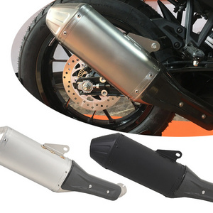 Slip On For DUKE KTM 250 390 Adventure KTM390 2020-2023 Motorcycle Exhaust Silence Escape Systems Link Pipe Muffler Carbon Cover