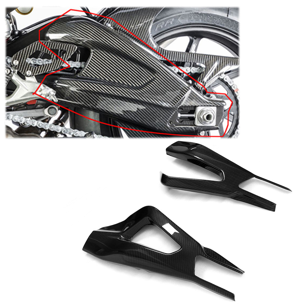 For BMW S1000RR S 1000RR Carbon Fiber Swingarm Protection Cover Swingarm Covers Protectors Motorcycle Accessories 2019 2020