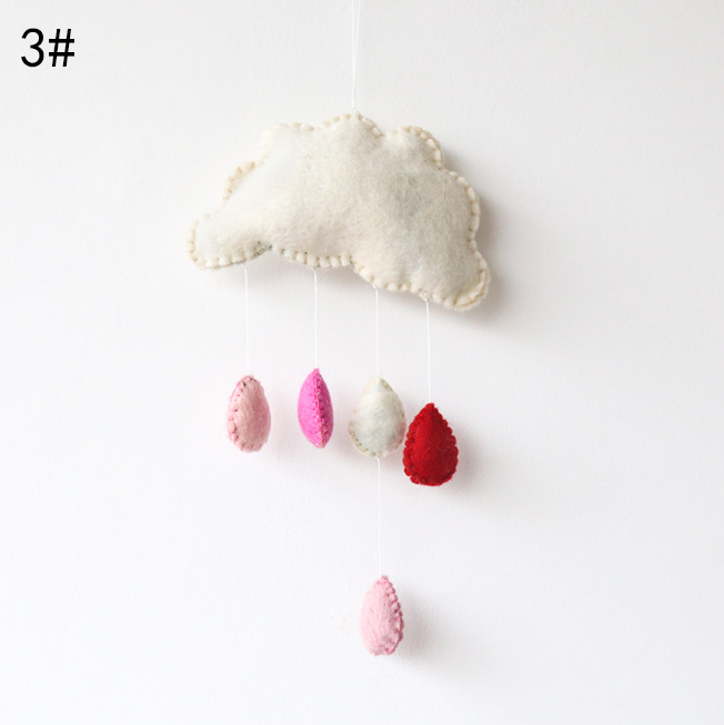 Wholesale Felt hang  rainbow decoration for nursery