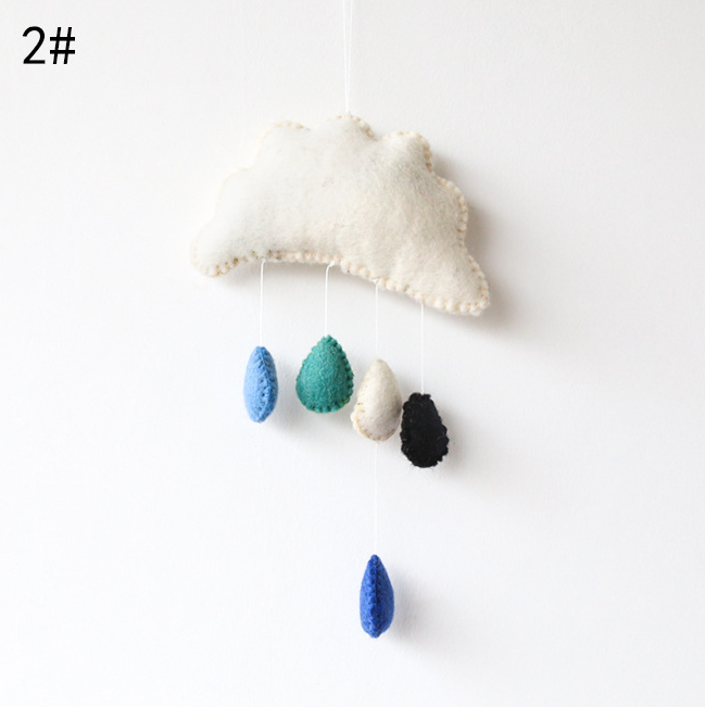 Wholesale Felt hang  rainbow decoration for nursery