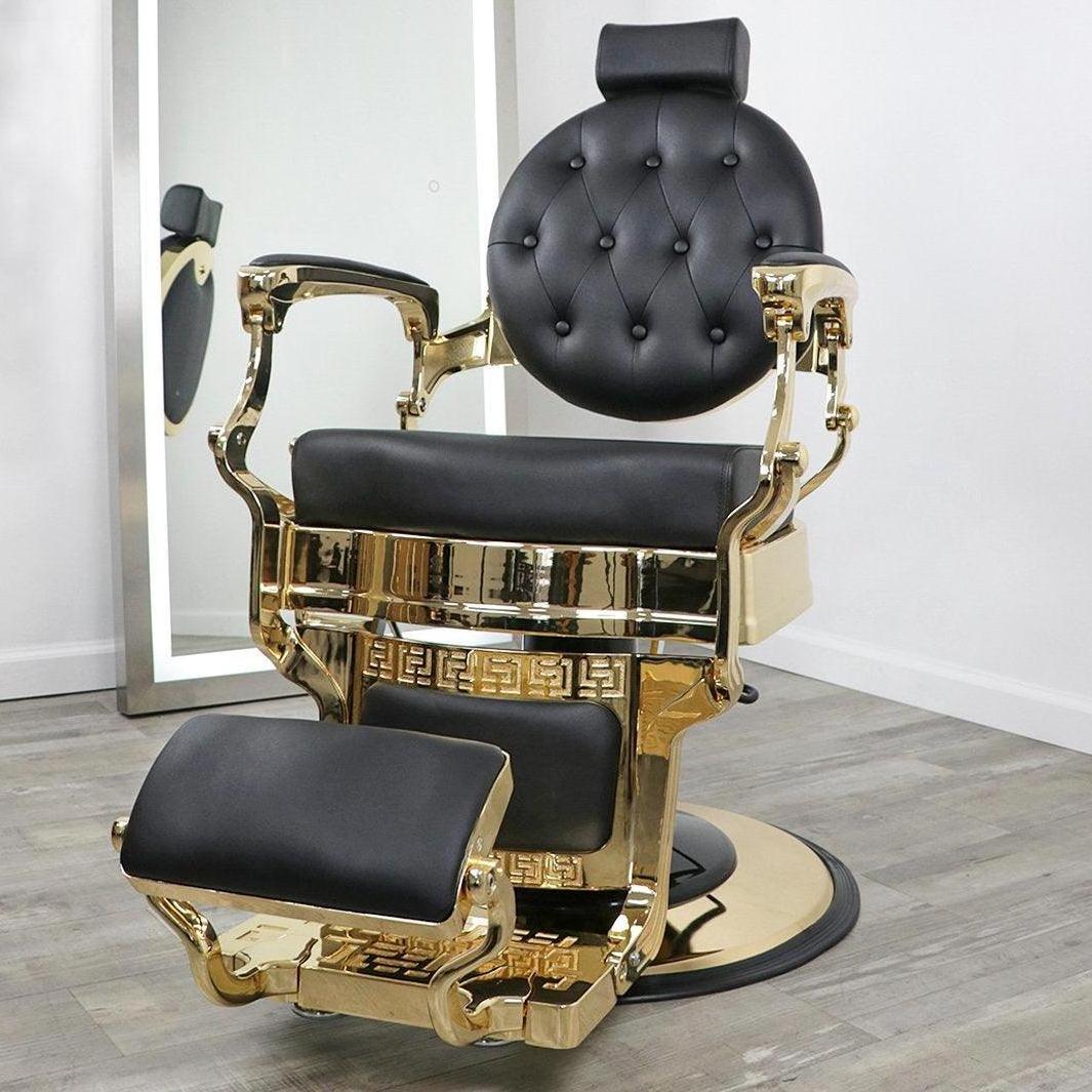 Barbers pump hydraulic shop reclining washing shampoo bed pink beauty professional stylist for men hair salon barber chairs