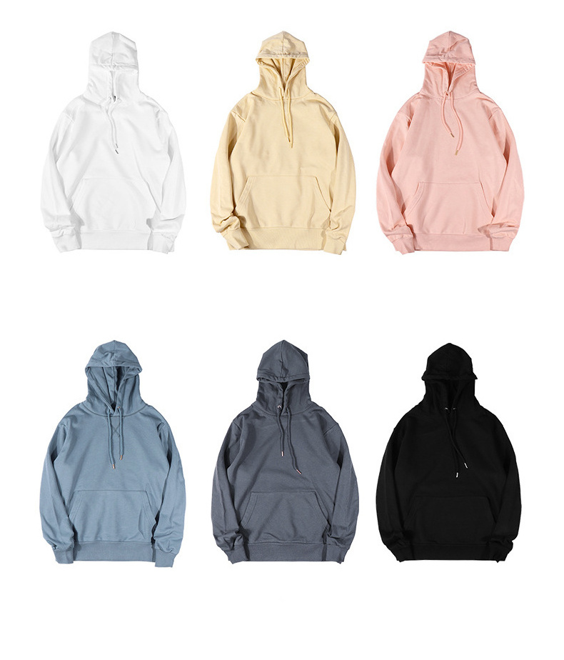 H3013 High Quality In Stock Fast Delivery Pastel Color Heavyweight Hoodies Custom Logo Oversized Hoodie