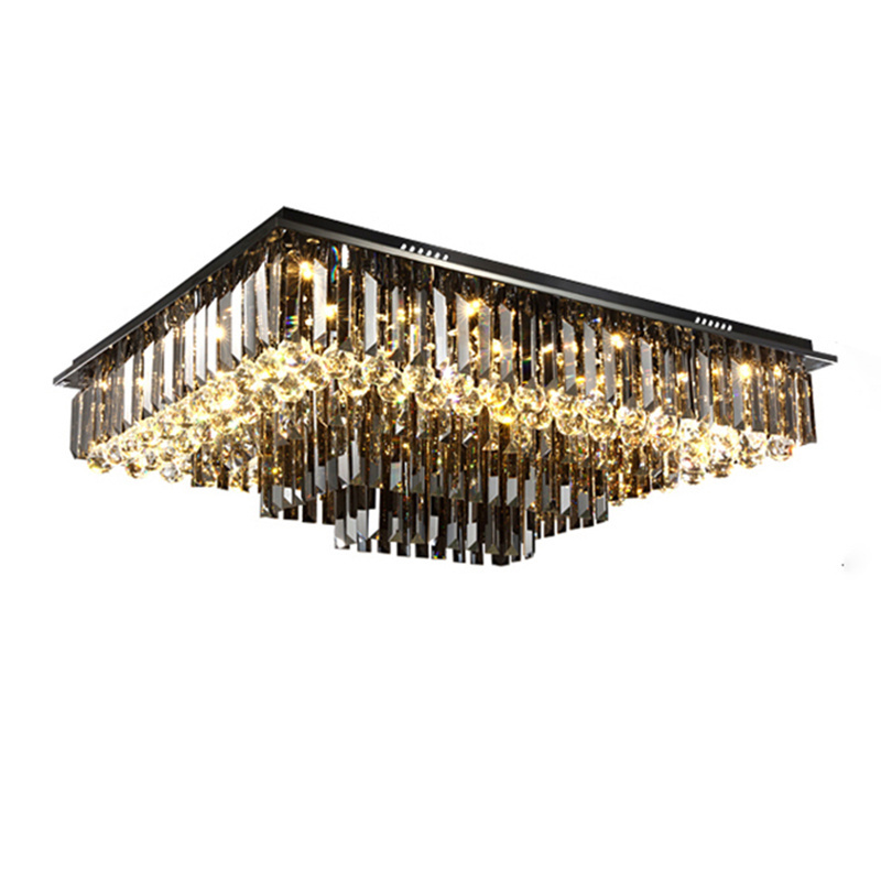 Modern Contemporary Crystal Chandeliers Lights Pendant Ceiling Lighting Fixture 3-Tier for Dining Room Living Room