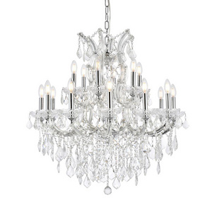 Maria Theresa 19 Light 30" Wide Crystal Chandelier with Clear Royal Cut Crystals