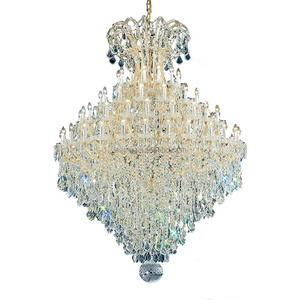 Large Foyer Living Room Entryway Crystal Chandelier Maria Theresa 84 Light Large Wedding Hall Lighting