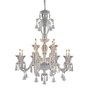 French Crystal Candle Chandeliers Lighting Modern Pendant Lights for  Bedroom Hallway Entry Elegant Decoration