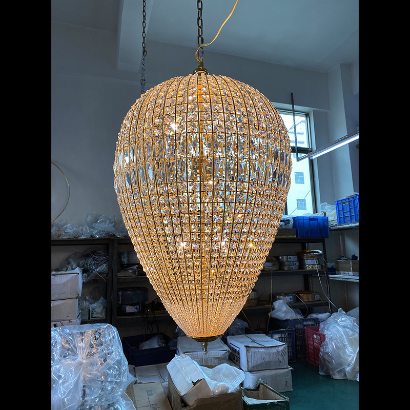 Sputnik Chandeliers Modern Crystal Pendant Light Luxury Chandelier In Dubai Cone Shape Pendant Fancy Light For Home Decor