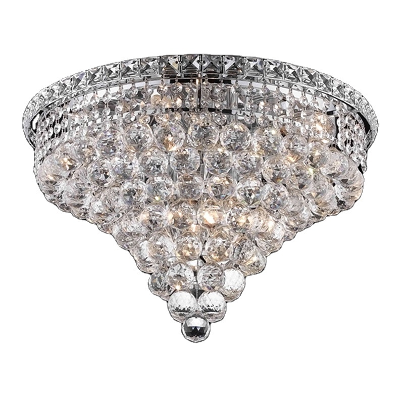 Incandescent luminaire chandeliers crystal ceiling lighting fixture 51142