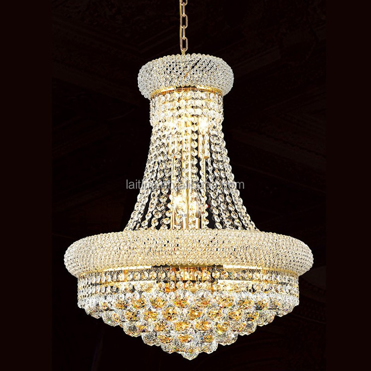 Polished Chrome Home Chandelier Teardrop Crystal Pendant Lighting