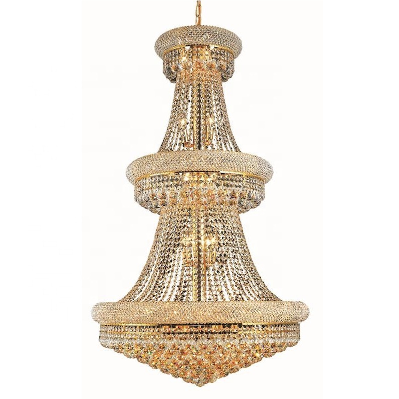 Style Hotel Light Custom Made Big Modern Crystal Chandeliers Cheap Factory Chandilers Large Fixtures New OEM ODM Energy Saving