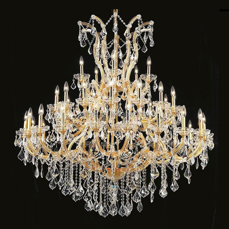 LED Rain Drop big Crystal Candle Chandelier Lighting Ceiling Fixture Pendant Lamp