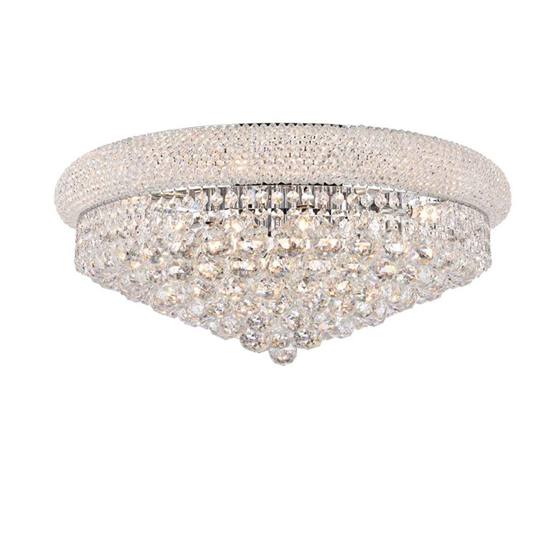 Bedroom Luxury Modern Chandelier Light flush mount ceiling light hot sale low ceiling lamp crystal lustre