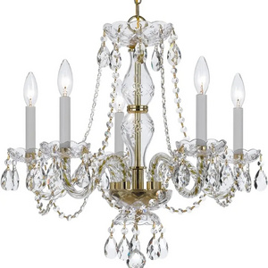 Bedroom Foyer Entryway Living Room decor 5-Light k9 crystal chandelier pendant lights