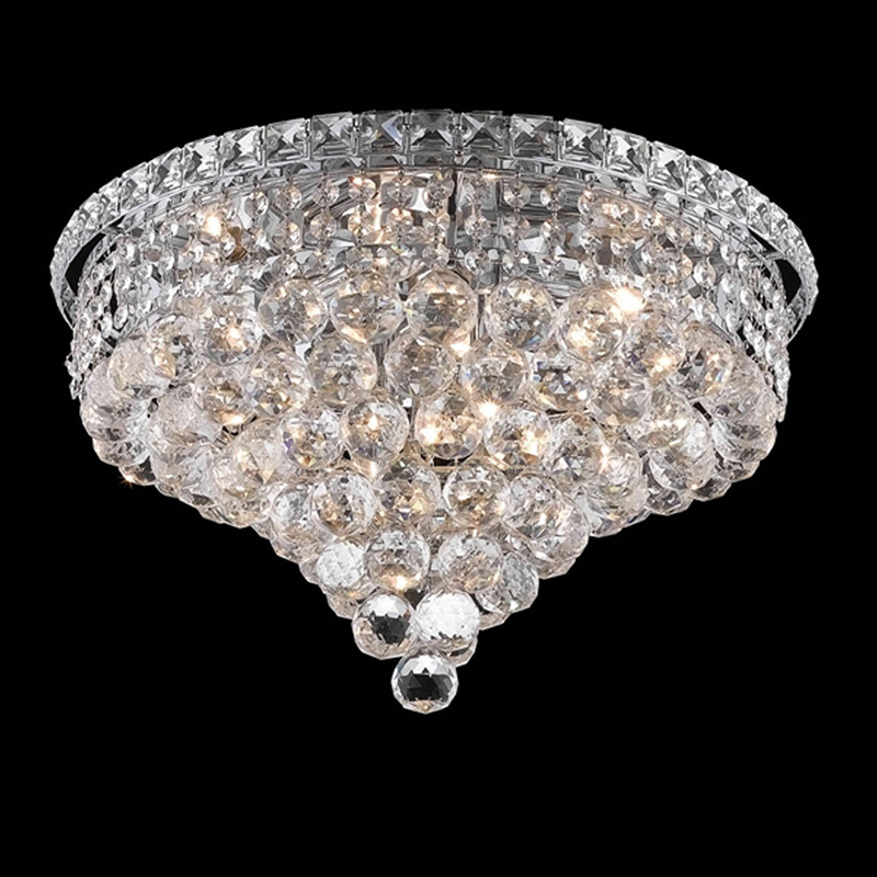 Incandescent luminaire chandeliers crystal ceiling lighting fixture 51142