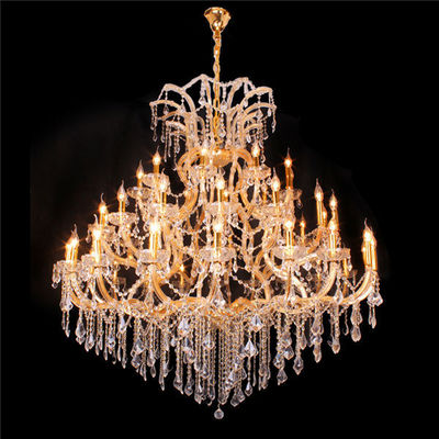 LED Rain Drop big Crystal Candle Chandelier Lighting Ceiling Fixture Pendant Lamp