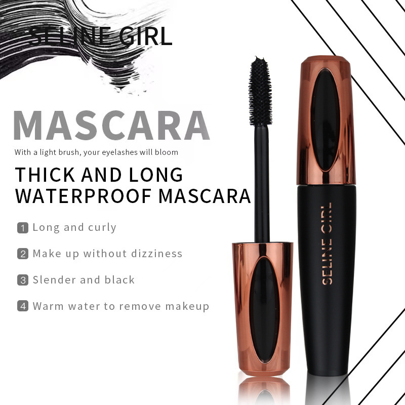 Private Label Waterproof Long Lashes Mascara With Growth Serum2023 Customize High Quality New Rose Gold 5D Volumizing Fiber