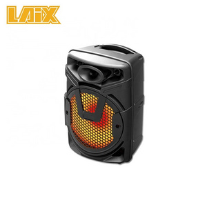 LAIX AA108 LED Panel Light 8" 8 inch Trolley Stage Speaker with LED Light SKD empty cabinet plastic speaker box