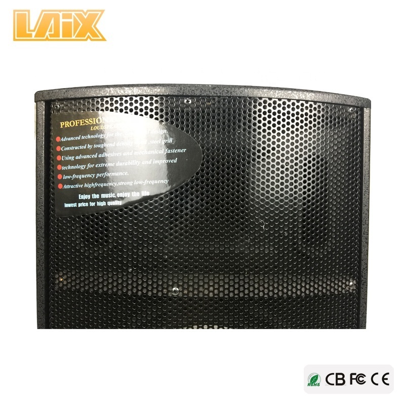 Laix SS-14 Professional Active Stage Speaker with Disco Light BT PA System Karaoke 6 8 10 12 15 inches Bass Party Speakers