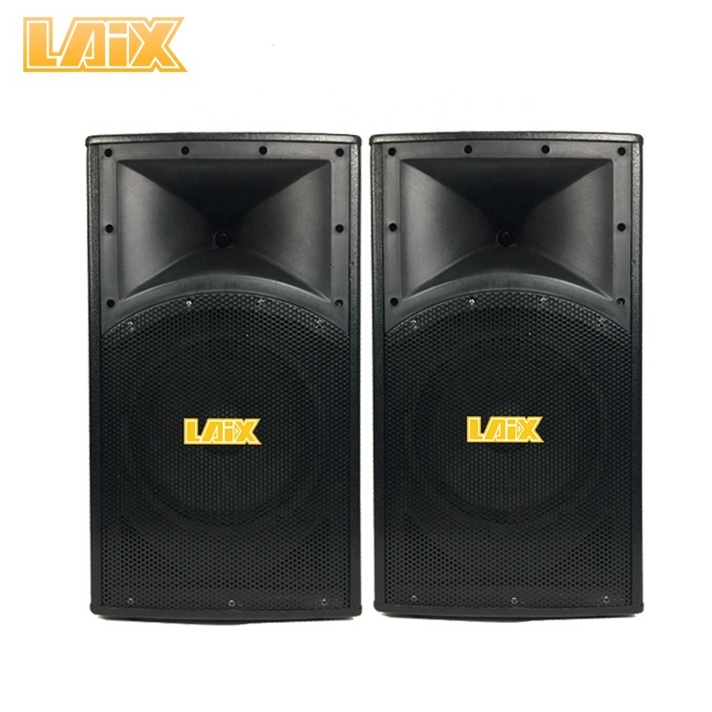 Laix SS-15 Professional Active Stage Speaker Disco Light BT PA System Karaoke 10 12 15  inches Bass Party Multimedia Speakers