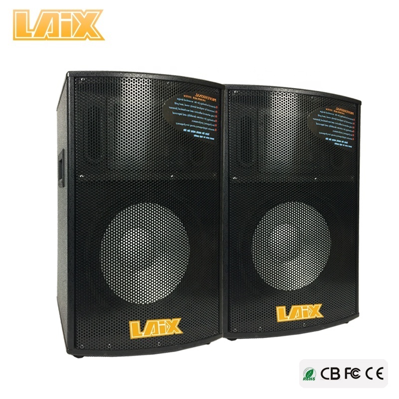 Laix SS-14 Professional Active Stage Speaker with Disco Light BT PA System Karaoke 6 8 10 12 15 inches Bass Party Speakers