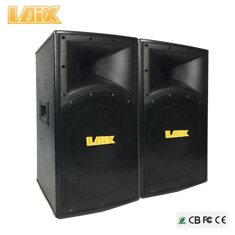 Laix SS-15 Professional Active Stage Speaker Disco Light BT PA System Karaoke 10 12 15  inches Bass Party Multimedia Speakers