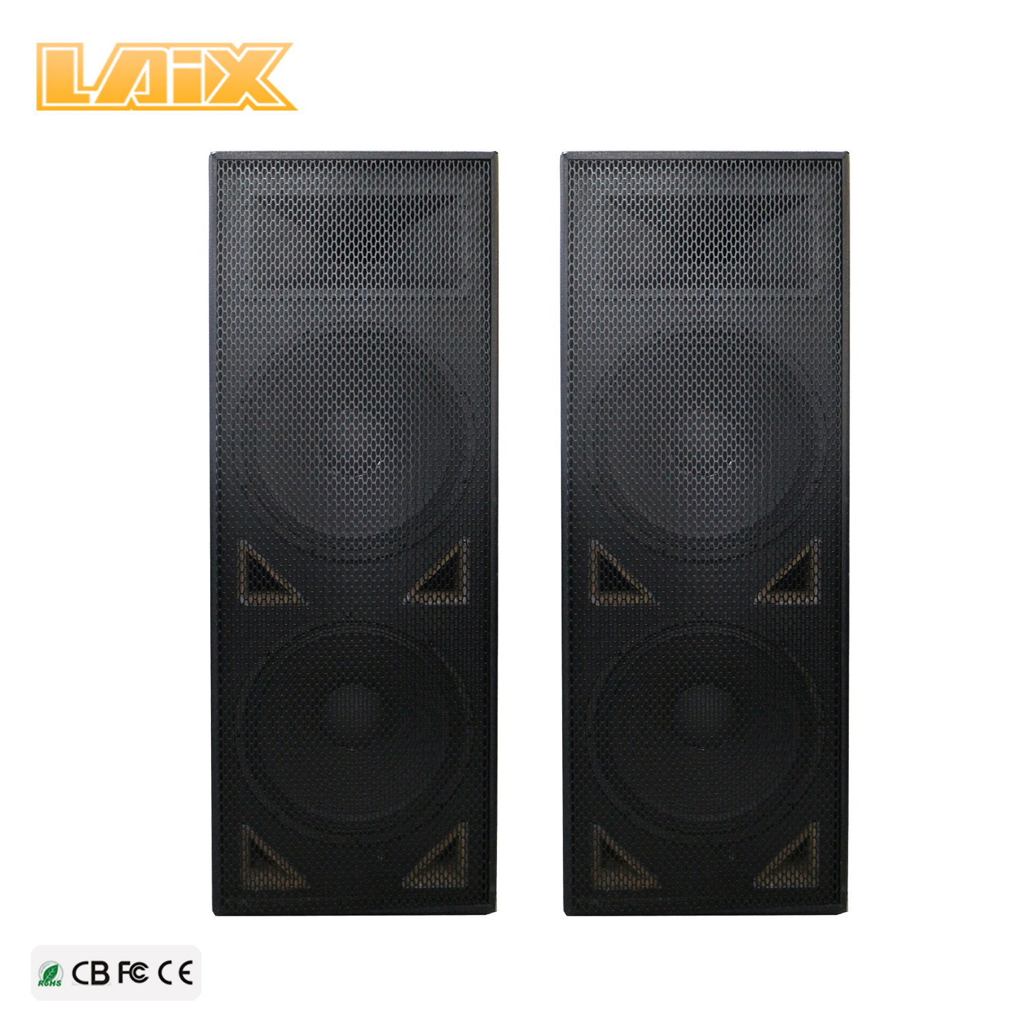 LAIX  PS-01 professional audio speaker China supplier nice quality custom promotion dual 10 12 15 inch dj wooden speaker box