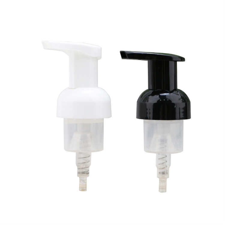 Factory wholesale 43mm white foam pump dispenser with transparent cover 42mm hand soap foam pump sprayer