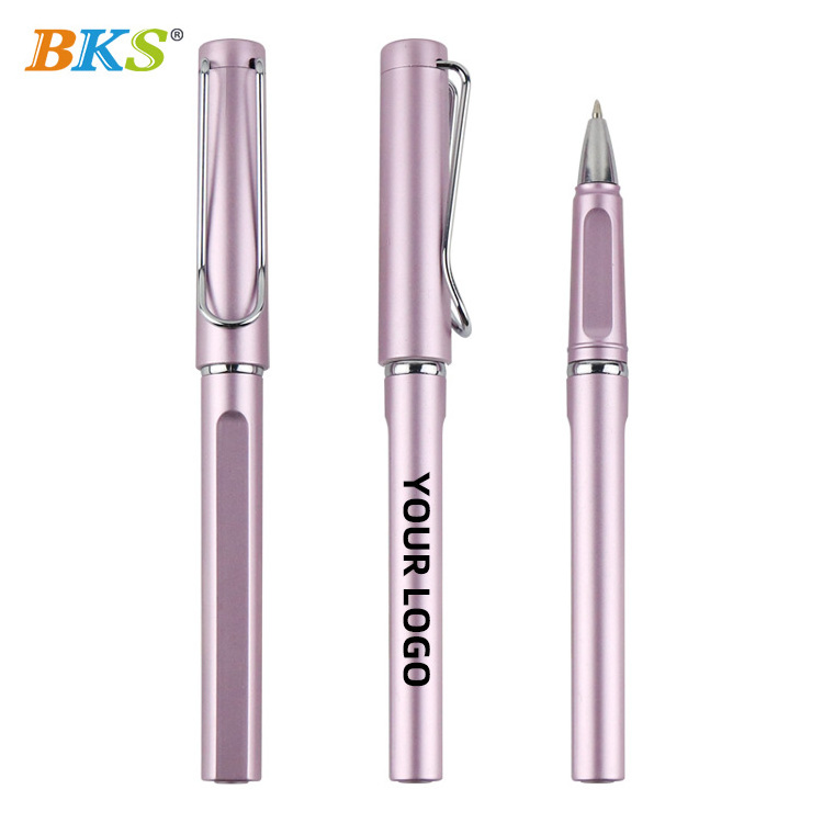 BKS OEM Promotional Plastic low MOQ Gel Pens Pen For Kids Writing Gift Stationery