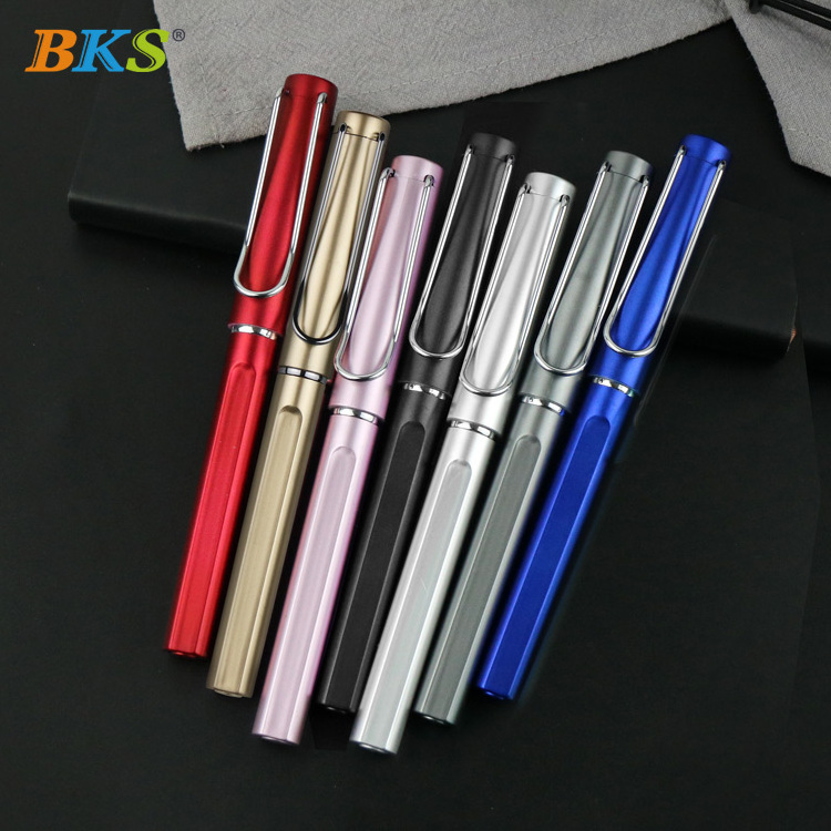 BKS OEM Promotional Plastic low MOQ Gel Pens Pen For Kids Writing Gift Stationery