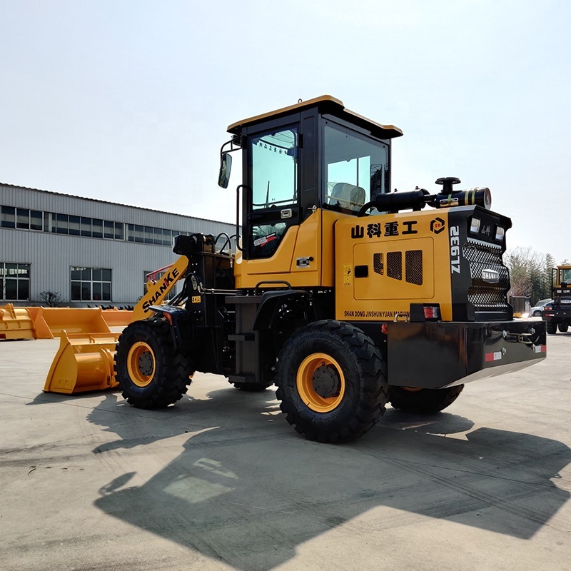 FUKAI ZL-930 1.5 ton rated load mini front end wheel Loader with yunnei engine