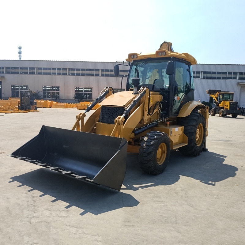 High quality YUCHAI engine backhoe loader small tractor excavator loader with backhoe