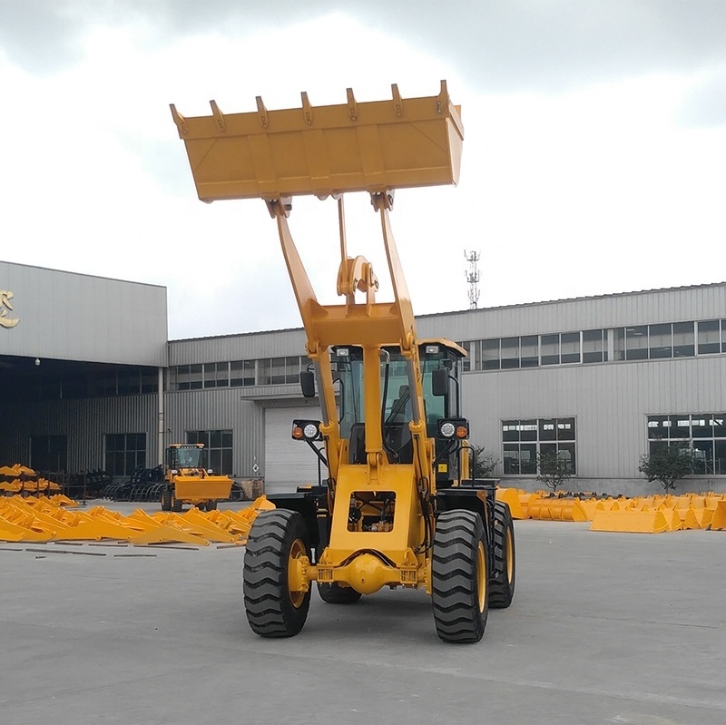 Chinese agricultural brands FUKAI tractor wheel loader for sale with 4 in 1 bucket