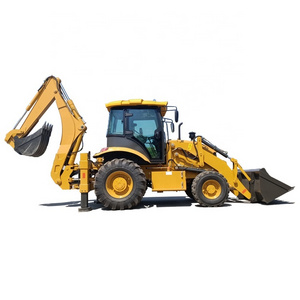 High quality YUCHAI engine backhoe loader small tractor excavator loader with backhoe