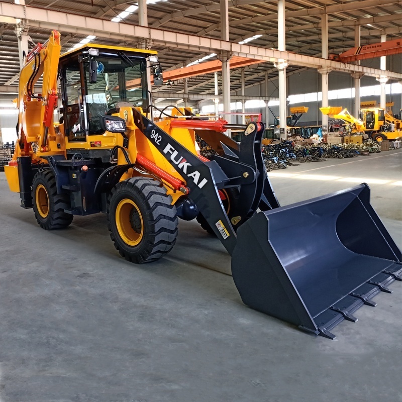 Front End Loaders Mini Diesel Loader Snow Plow Wheel Loader Hydraulic