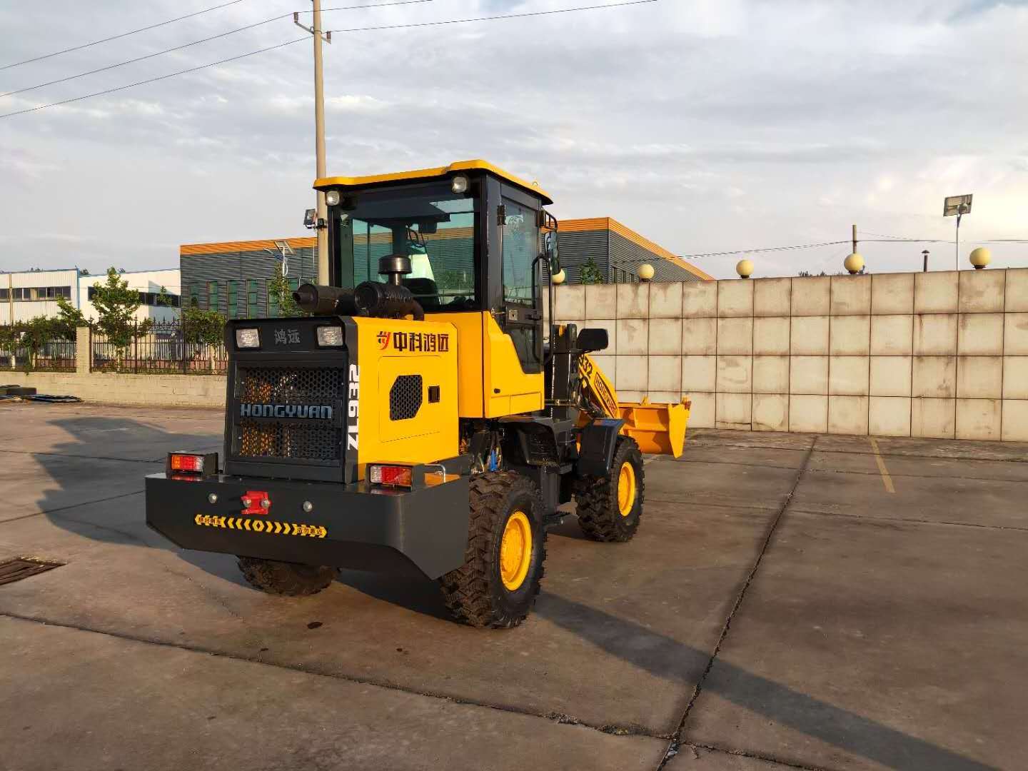 Telescopic Boom 4x4 Front Bucket Attachment Backhoe Wheel Excavator Loader Compact Front End Loader For Sale