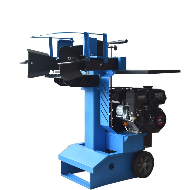 CE gasoline Petrol log splitter 8T 10T firewood wood processor, vertical log splitter, used gas log splitter