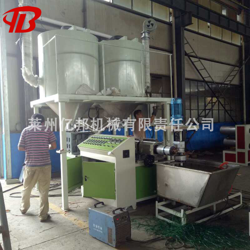 Professional plastic monofilament extruder PET broom round yarn making machine