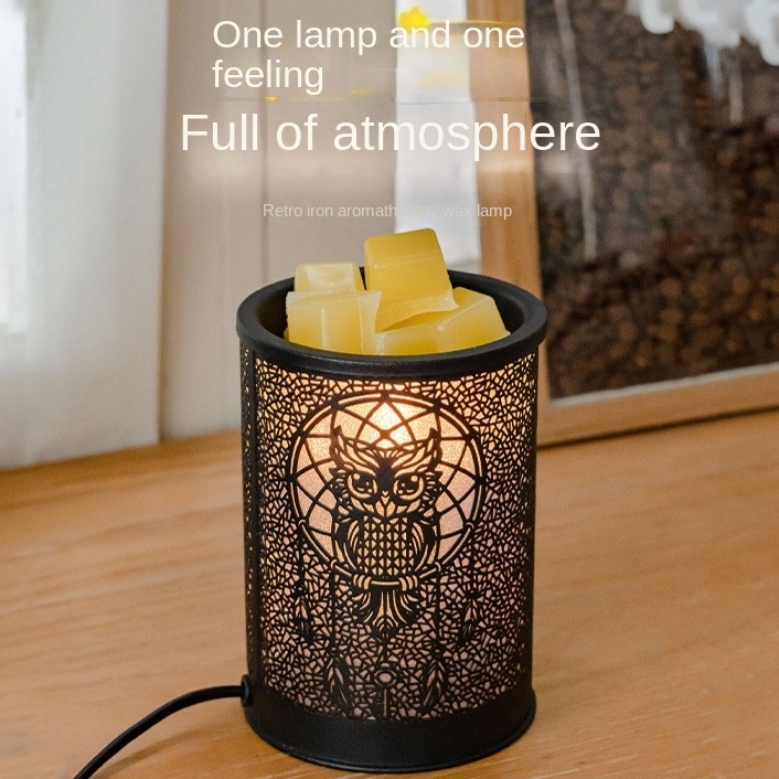 Electric Electroplate Gold Wax Melt Burner Candle Warmer Lamp Adjustable Light Flameless Large Small Candle Warmer