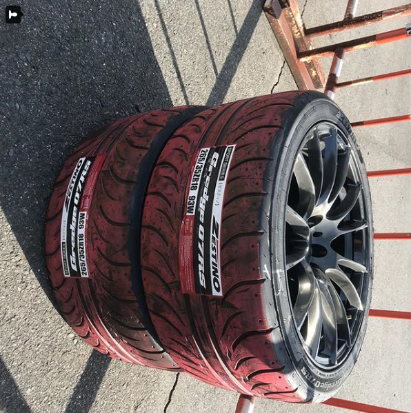 Zestino RED Color 265/35ZR18 Drifit Smoke Tire Drifting Tyre Show Use Tire