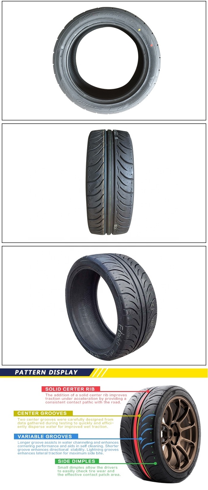 Hot Selling zestino semi slick drift performance tyres 235/35ZR19 competition racing tyre