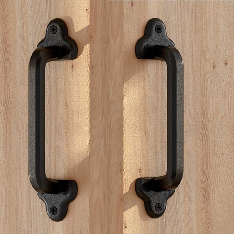 Factory Wholesale Solid Door Kitchen Cabinet Cast Iron Door Handle