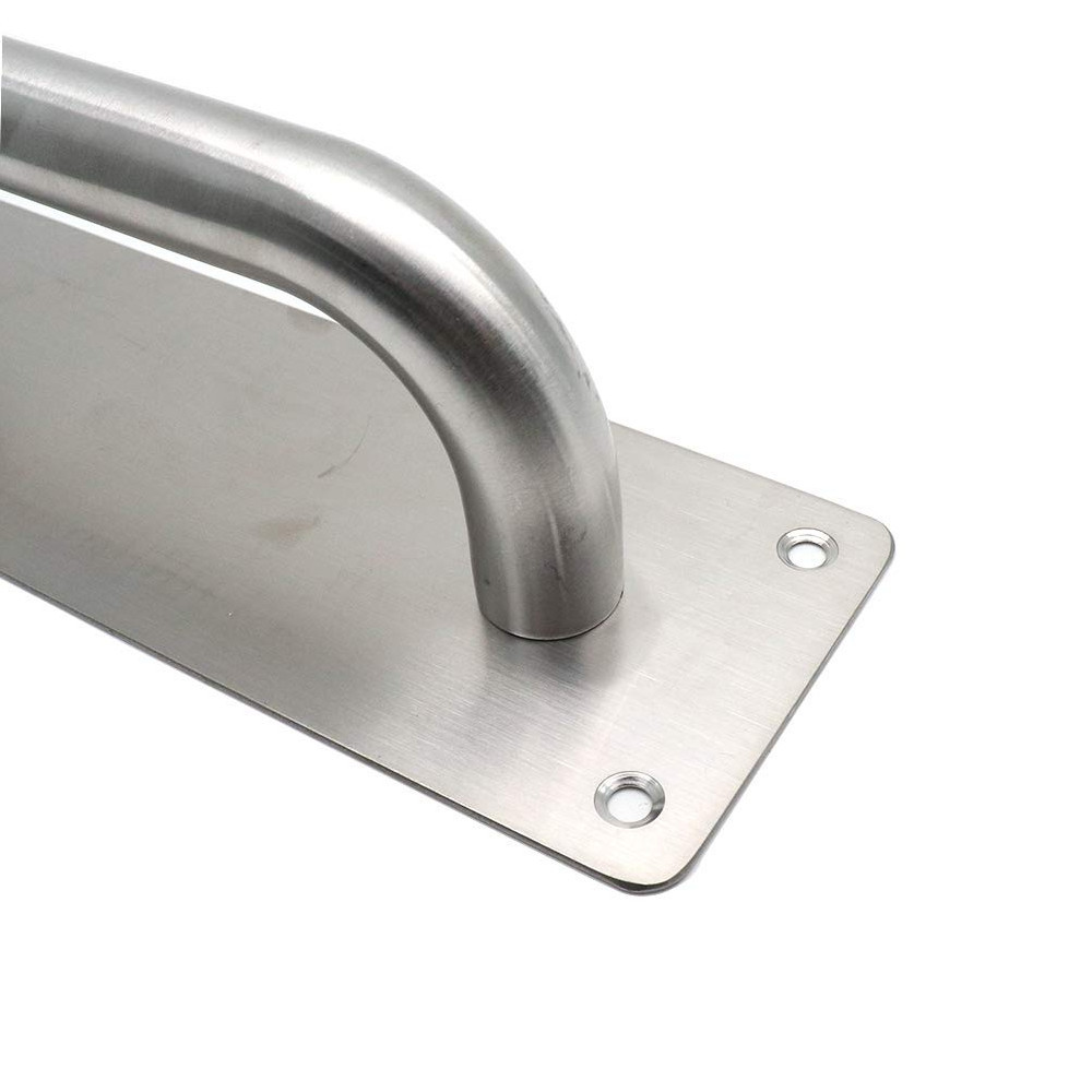 Stainless Steel Pull Push Door Handle Plate for Wooden Door