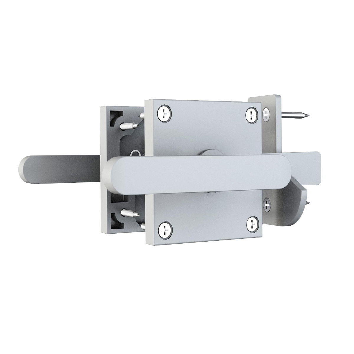 Two Sided Heavy Duty Gate Latch For Outdoor Fence