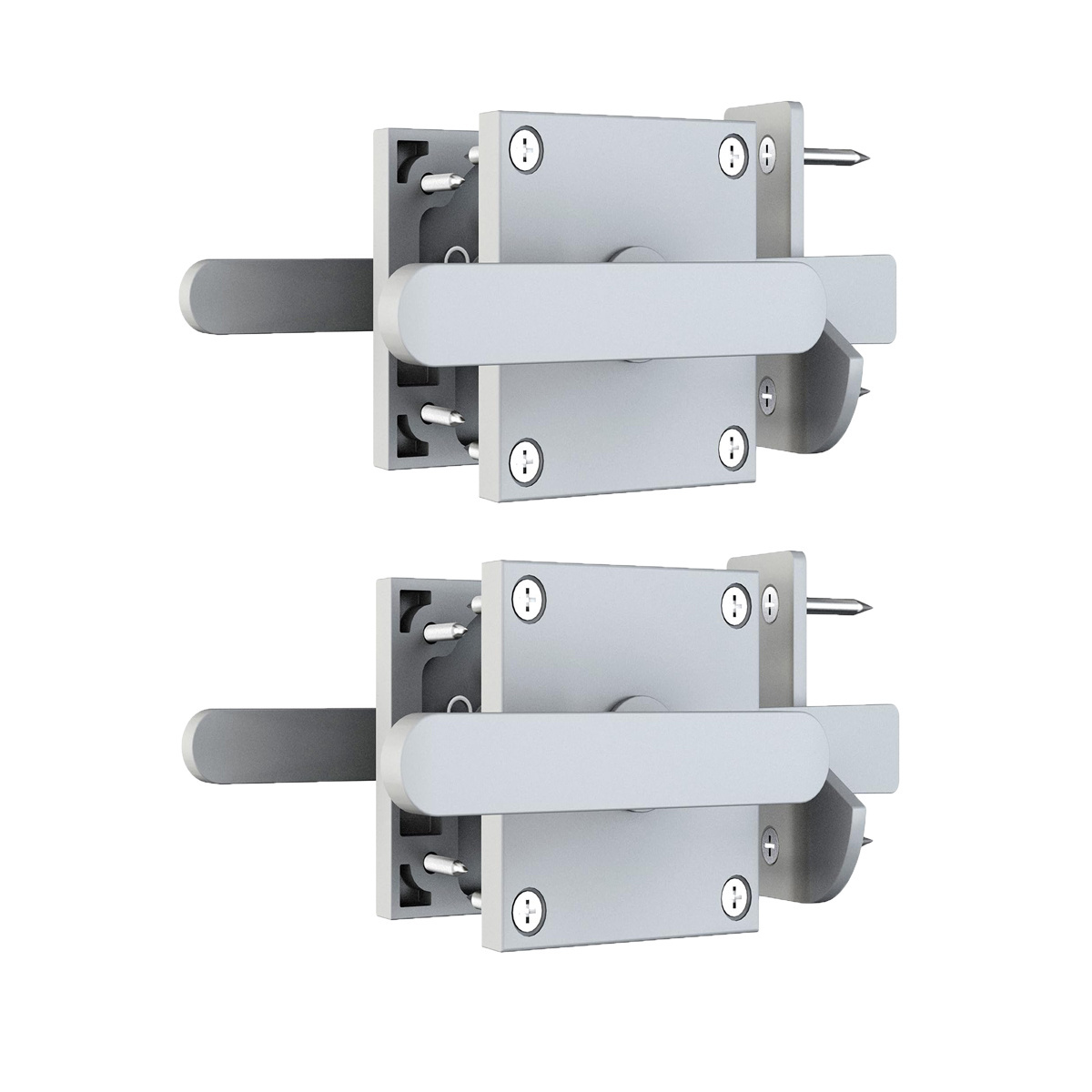 Two Sided Heavy Duty Gate Latch For Outdoor Fence