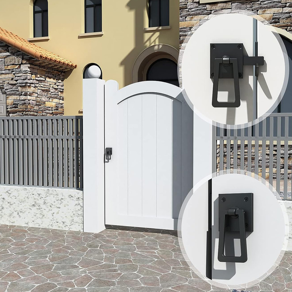 Heavy Duty Double Side Gate Latches for Wooden Gates