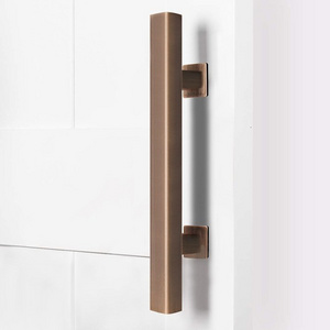 bronze double side pull handle for wood door