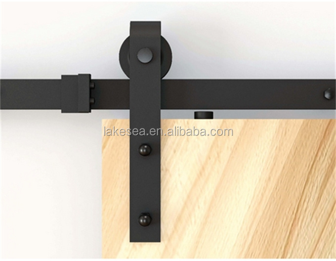 Small sliding door hardware for interior wooden door